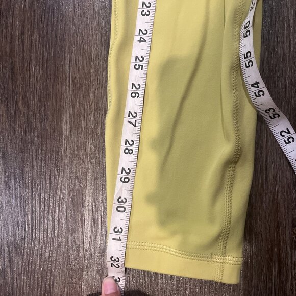 Lululemon Align High-Rise Pant Leggings 25" Yellow Pear Size10 W5CTCS - Picture 5 of 9